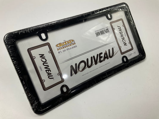 Cruiser 20640 Nouveau License Plate Frame, Black