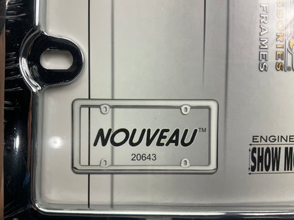 Cruiser 20643 Nouveau License Plate Frame, Chrome Plastic