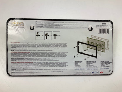 (2) Cruiser 20650 UNIVERSAL Nouveau License Plate Frame