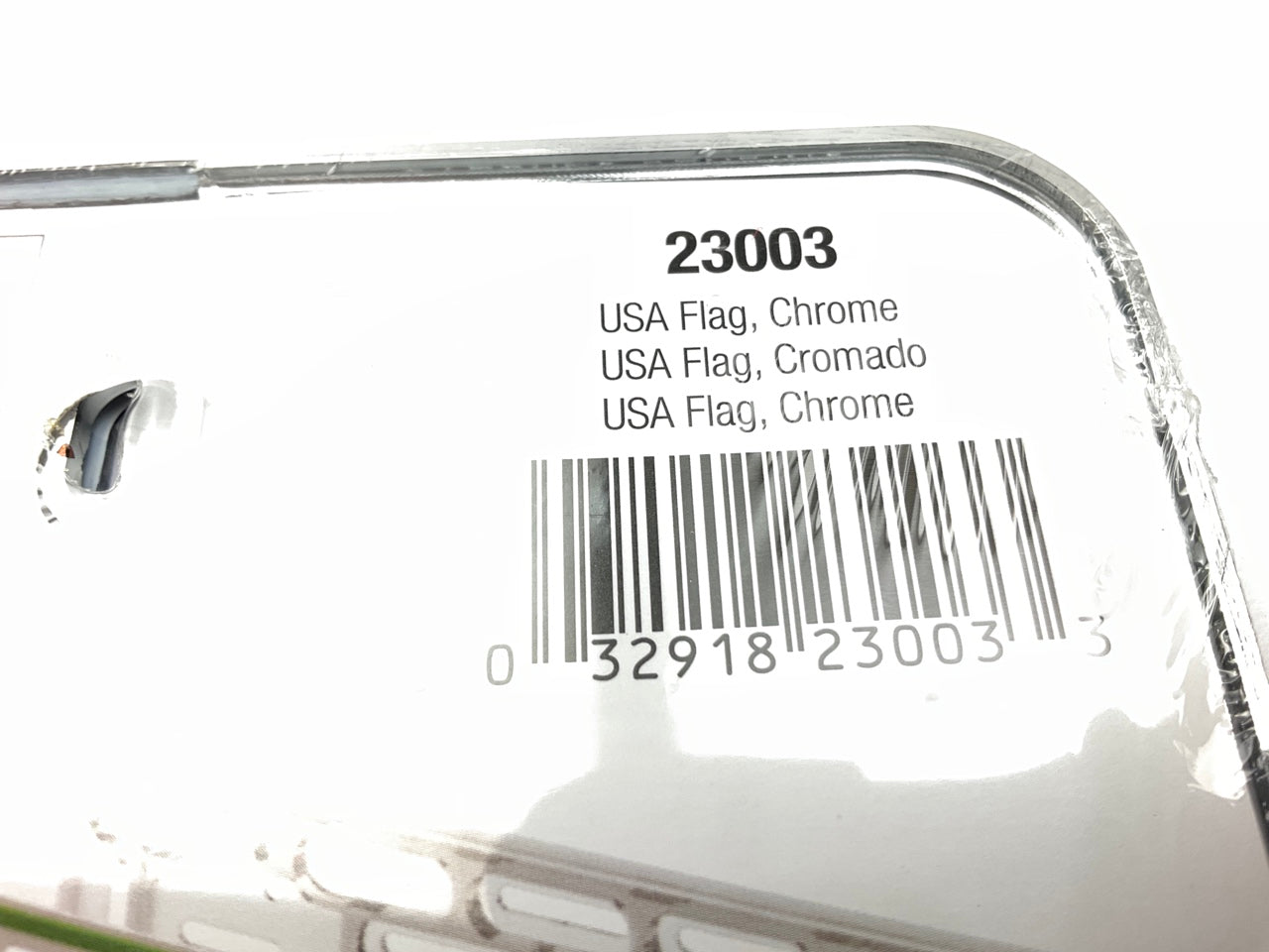 Cruiser 23003 USA Flag License Plate Frame, Chrome