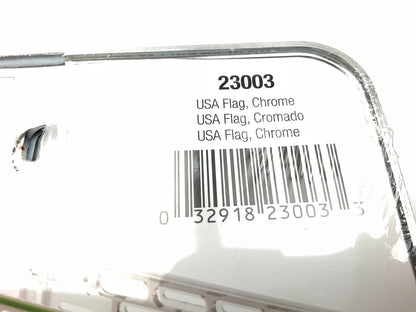 Cruiser 23003 USA Flag License Plate Frame, Chrome