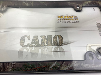 Cruiser 23095 UNIVERSAL CAMO License Plate Frame W/ Fastener Caps