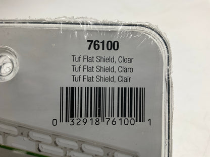 (2) Cruiser 76100 Tuf Flat Shield License Plate Frame, Clear