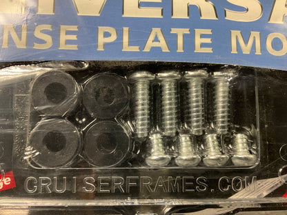 (2) Cruiser 79000 UNIVERSAL License Plate Frame Mounts W/ Hardware