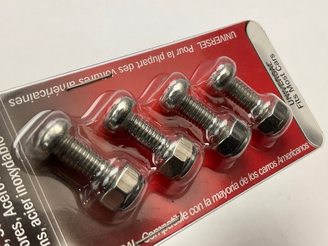 Cruiser 80630 Universal Stainless Steel License Plate Fasteners Bolts & Nuts 6mm