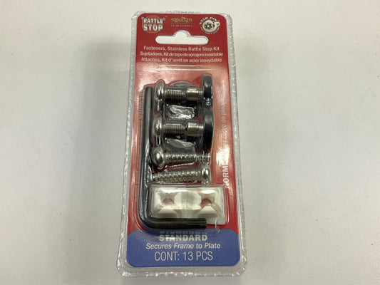 Cruiser 81420 Rattle Stop License Plate Locking Fasteners Kit - Stops Vibration