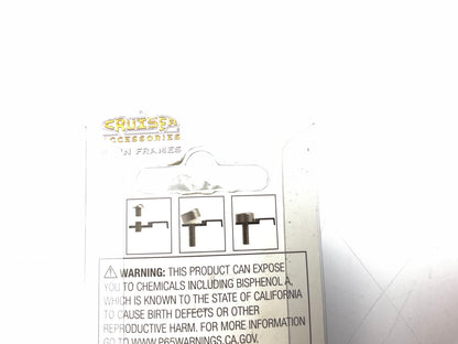 Cruiser 82226 Reflector II License Plate Frame Fastener Cover Caps, Red