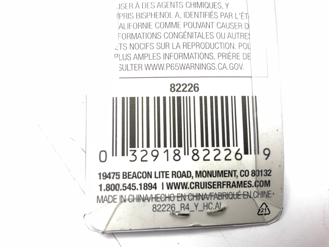 Cruiser 82226 Reflector II License Plate Frame Fastener Cover Caps, Red