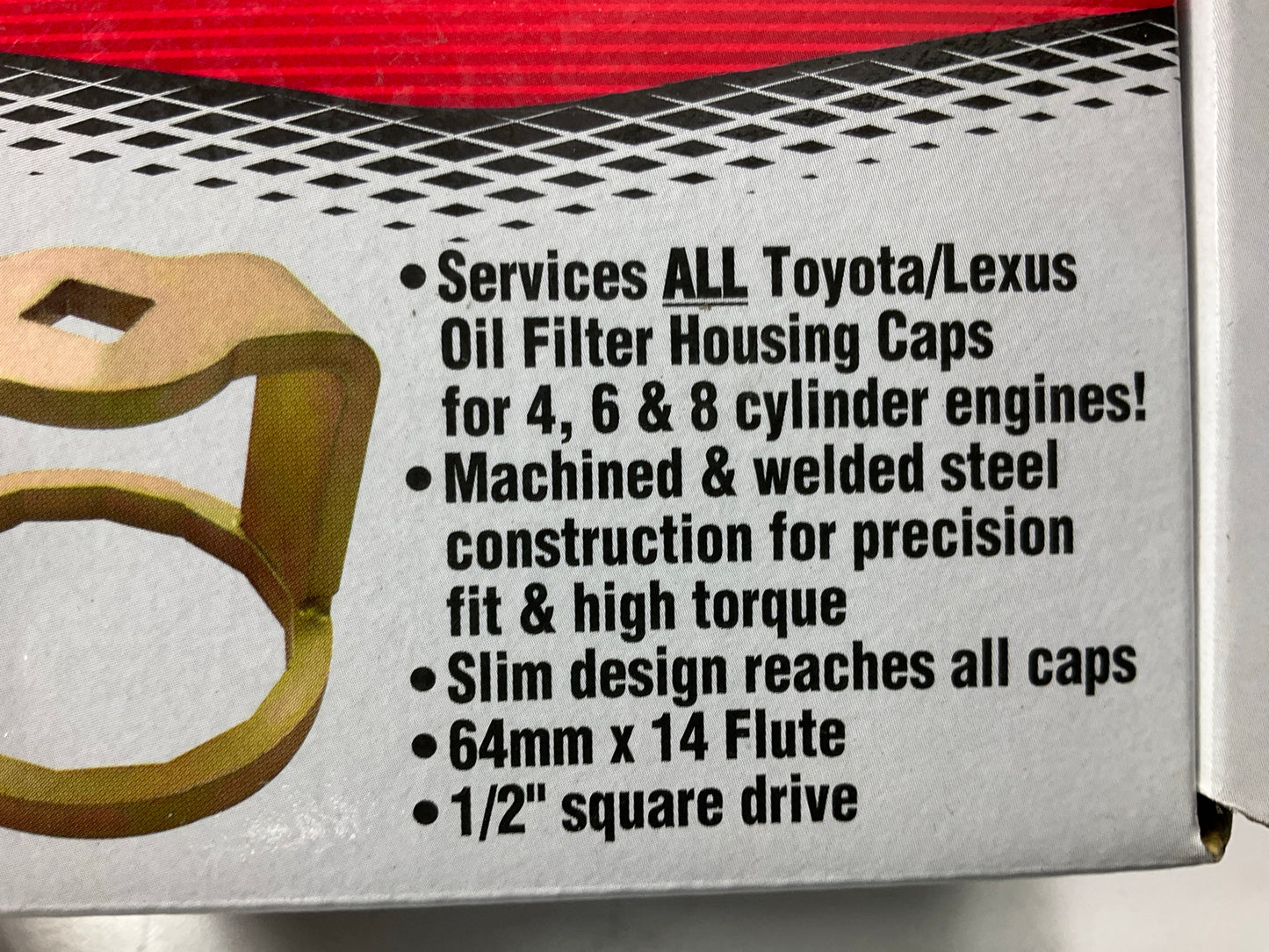 CTA Tools 1726 Toyota Oil Filter Wrench  64 X 14 (64mm X 14 Pt Wrench)
