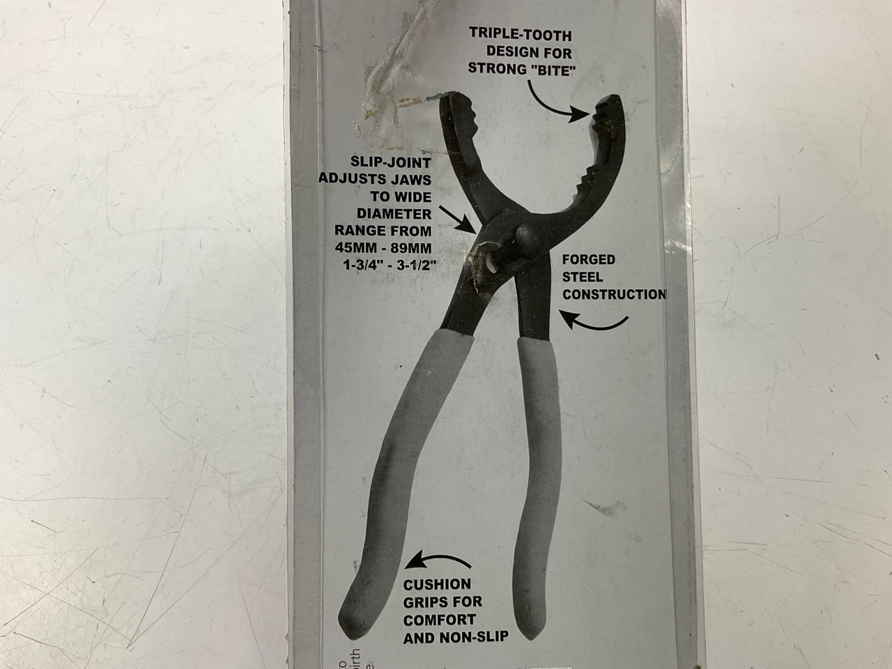 CTA 2532 Oil Filter Pliers - 45mm-89mm / 1-3/4'' To 3-1/2''