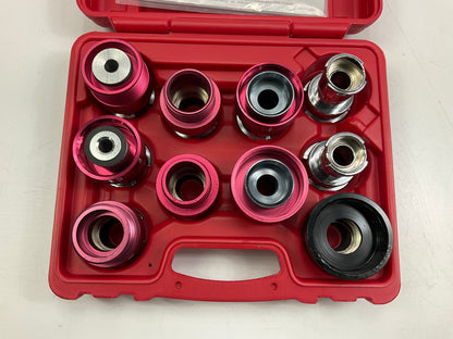 CTA 7059 Radiator Cooling System & Cap Pressure Tester Adapter Kit, 10 Piece