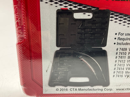 CTA Tools 7402 Automatic Transmission Fluid ATF Filler Adapter Kit, 15 Pieces