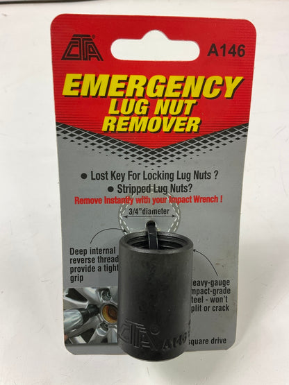 CTA A146 Emergency Lug Nut Remover 3/4'' For Stripped & No Key