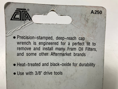 CTA A250 Cap Oil Filter Wrench 74mm / 76mm X 15 Flute