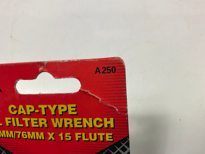 CTA A250 Cap Oil Filter Wrench 74mm / 76mm X 15 Flute