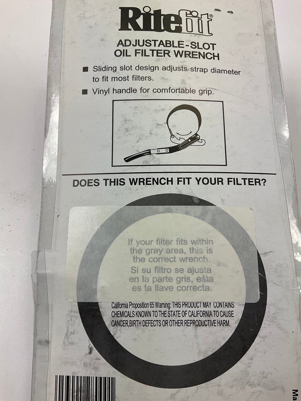 CTA A280 Adjustable Oil Filter Wrench 76mm-102mm (3'' To 4-1/32'' Diameter)