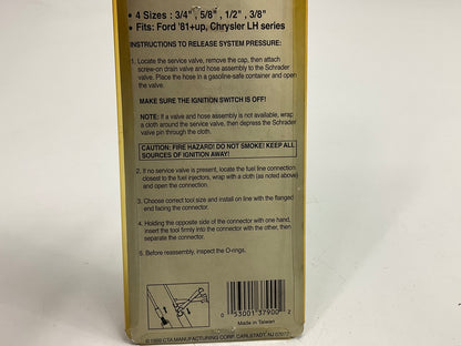 CTA A379 A/C Fuel Line Disconnect Tool Sizes: 3/4'', 5/8'', 1/2'', 3/8''