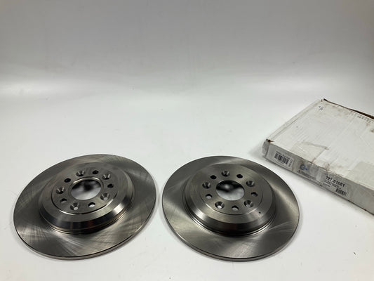 (2) Ctek 121-61081 Rear Disc Brake Rotor