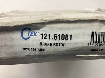 Ctek 121-61081 Rear Disc Brake Rotor