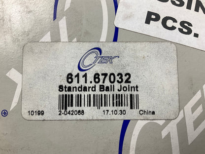 MISSING HARDWARE - Ctek 611-67032 Front Upper Suspension Ball Joint