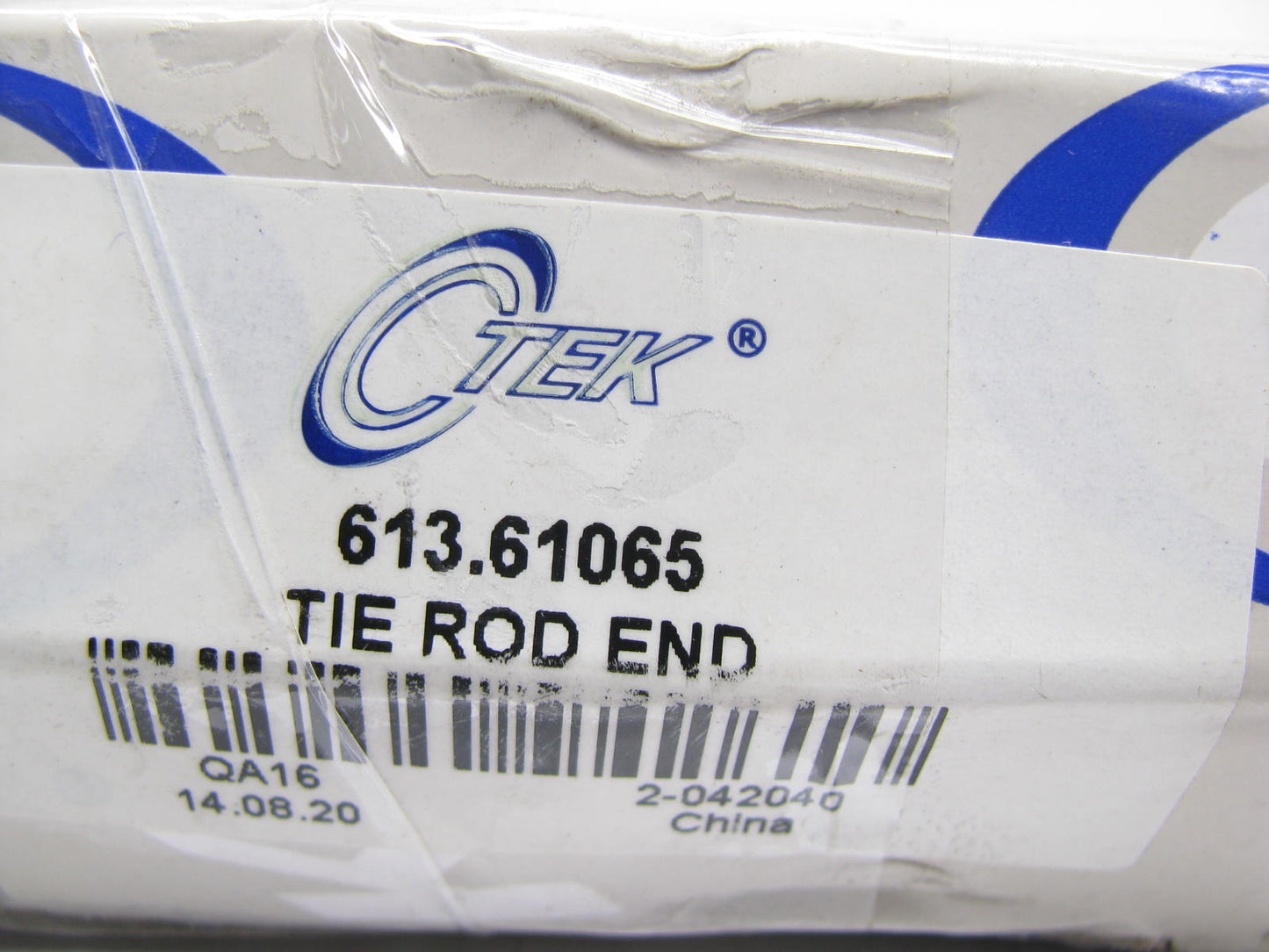 Ctek 613.61065 FRONT RIGHT OUTER Steering Tie Rod End