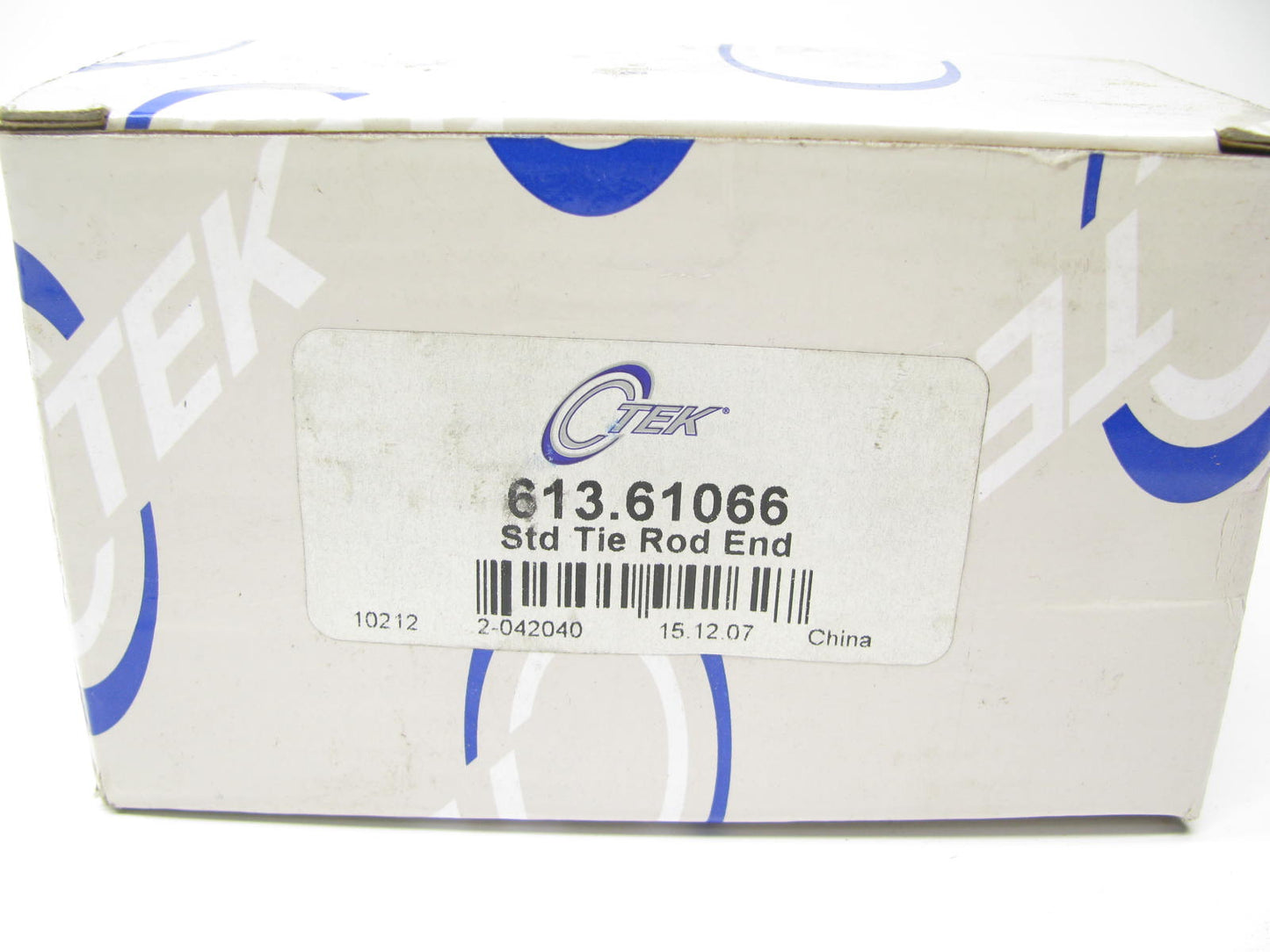 Ctek 613.61066 Front Left Outer Steering Tie Rod End