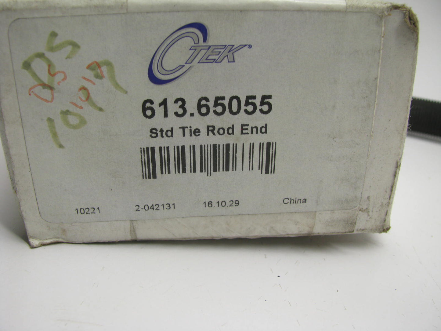 Ctek 613-65055 Steering Tie Rod End - Front Left Inner