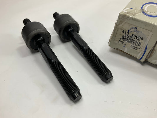 (2) Ctek 613.40006 FRONT INNER Steering Tie Rod End 1990-93 Honda Accord