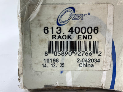 Ctek 613.40006 FRONT INNER Steering Tie Rod End 1990-1993 Honda Accord