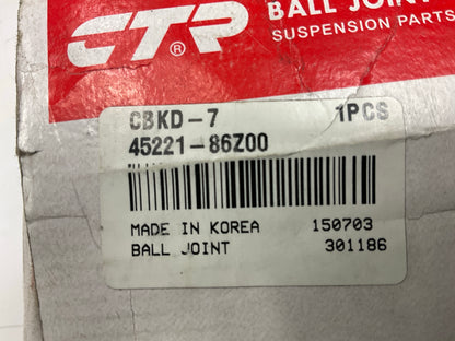 CTR CBKD-7 Front Lower Suspension Ball Joint  For 1999-2002 Daewoo Nubira