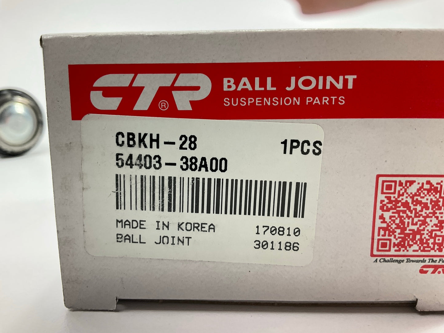 CTR CBKH-28 Front Upper Ball Joint