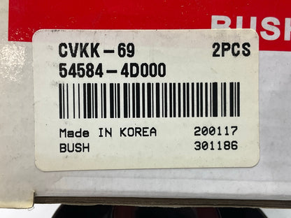 (2) CTR CVKK69 Front Lower Control Arm Bushings For 2006-2014 Kia Sedona