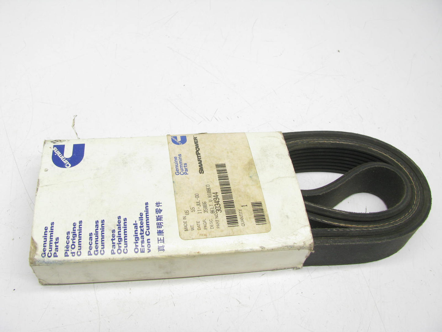 NEW - OEM Cummins 3034944 Serpentine Belt