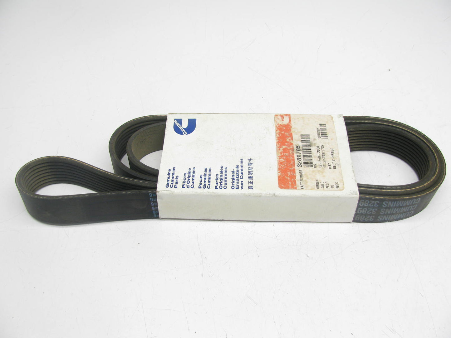 NEW - OEM Cummins 3289705 Serpentine Belt