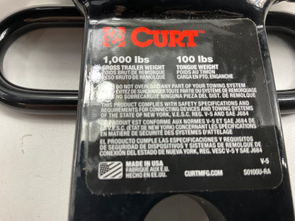 Curt 11277 Class 1 Fixed-Tongue Trailer Hitch With 3/4 Ball Hole