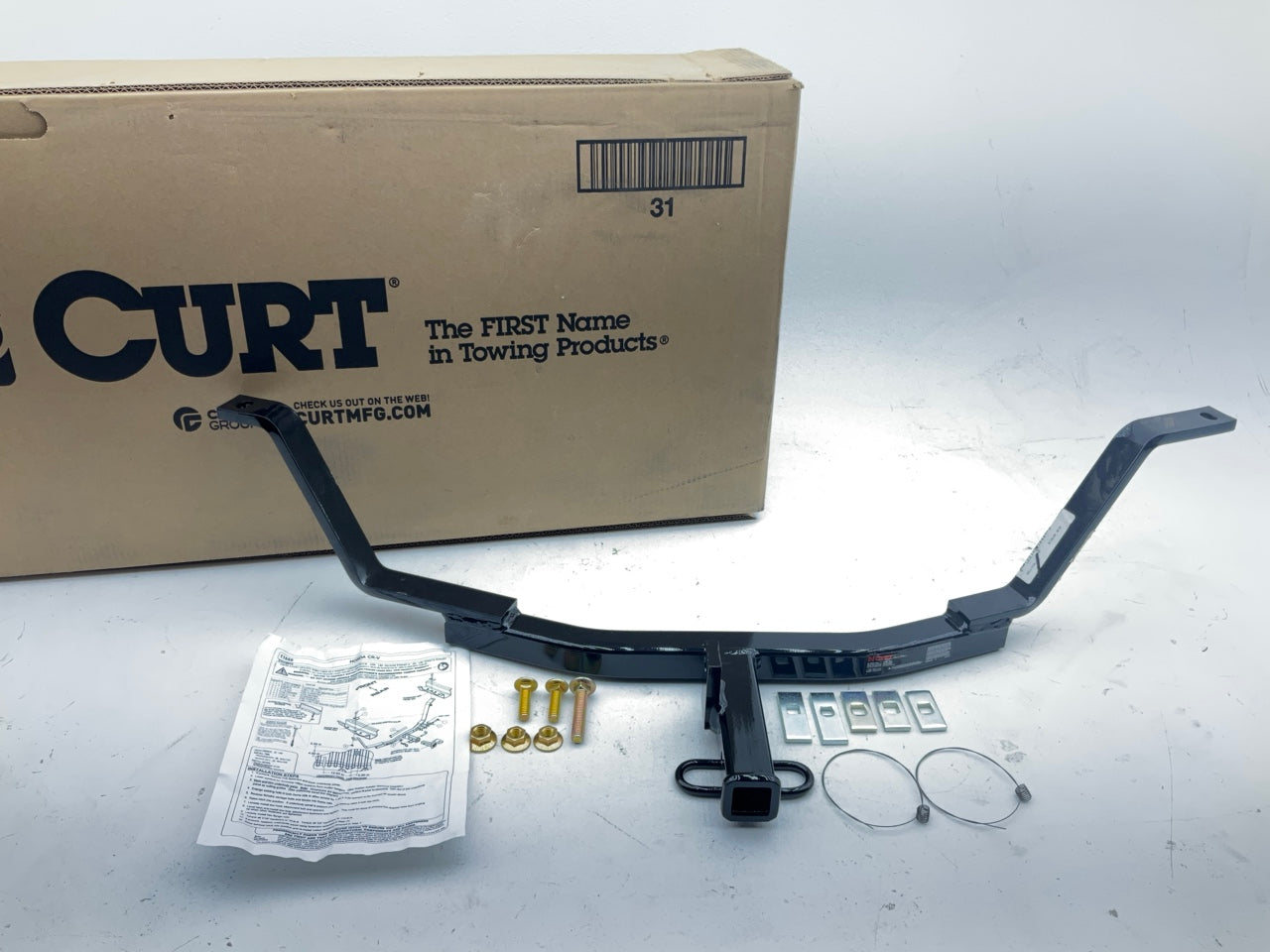 Curt 11555 Rear Class 1 Trailer Hitch 1-1/4'' Receiver For 2007-2016 Honda CR-V