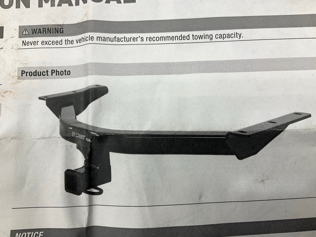 Curt 13146 Class 3 Trailer Hitch For 2016-2022 Honda Pilot, 2014-2020 Acura MDX