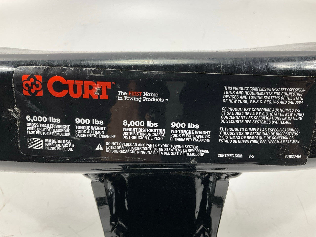 Curt 13146 Class 3 Trailer Hitch For 2016-2022 Honda Pilot, 2014-2020 Acura MDX