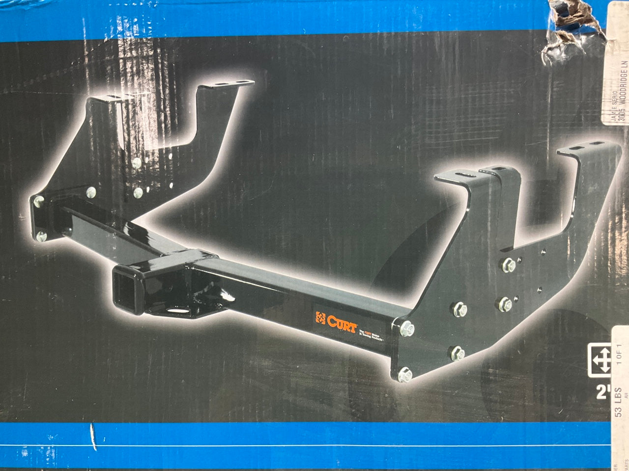 CURT 13901 Class 3 Multi-Fit Trailer Hitch With 2'' Receiver
