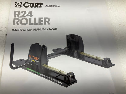 CURT 16570 R24 5th Wheel Roller For Short Bed Trucks, 24,000 Lbs