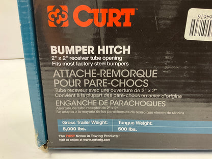 CURT 19030 Universal Step Bumper Hitch Receiver, 2-Inch, 5,000 Lbs.