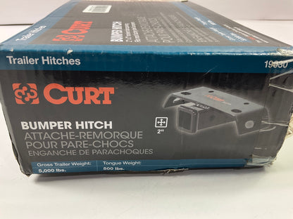 CURT 19030 Universal Step Bumper Hitch Receiver, 2-Inch, 5,000 Lbs.