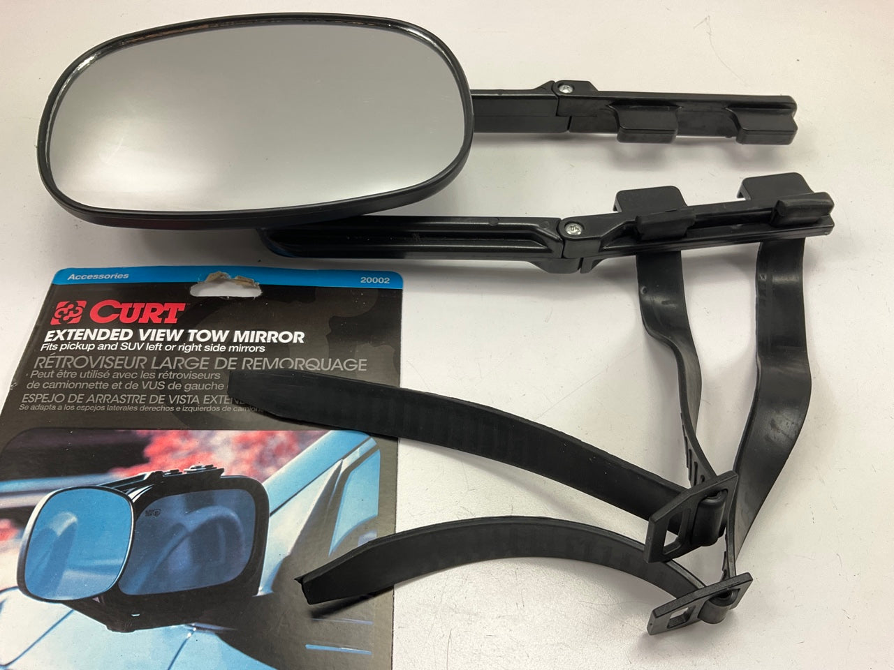 Curt 20002 Extended View Tow Mirror For Mirrors From 4'' To 11'' High