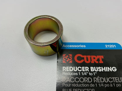 Curt 21201 Trailer Ball Reducer Bushing (From 1-1/4'' To 1'' Stem, Packaged)