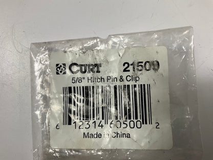 Curt 21500 5/8'' Hitch Pin For 2'' Receiver, Zinc