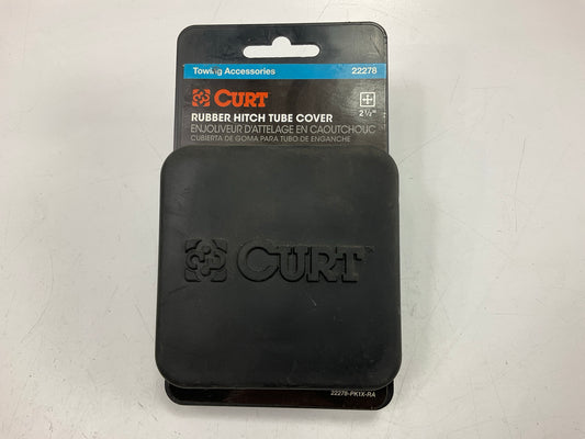 CURT 22278 Trailer Hitch Receiver Tube Rubber Cover Plug - 2.5'' (2-1/2'' Square)