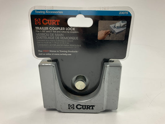 Curt 23079 Trailer Coupler Lock, For Most 2'', 1-7/8'' Couplers