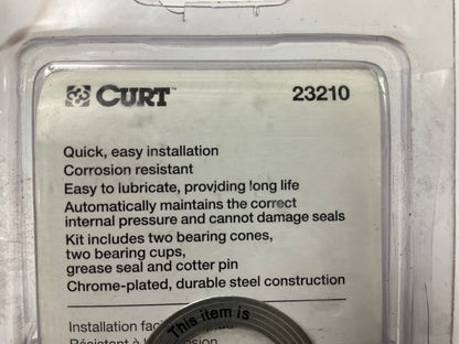 Curt 23210 1'' Trailer Wheel Bearing Kit
