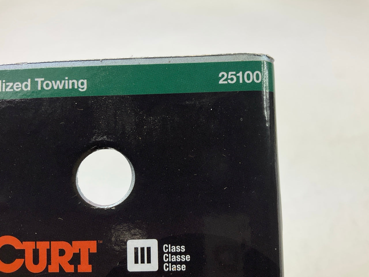 CURT 25100 2'' Straight-Tongue Coupler Posi-Lock (3'' Channel, 5,000 Lbs., Zinc)