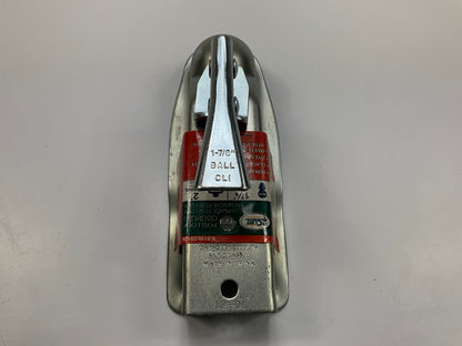 CURT 25128 1-7/8'' Straight-Tongue Coupler With Posi-Lock (2'' Channel, 2K, Zinc)